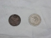 Část mincí, nalezených v orchestrionu (Rakousko-Uhersko a Československo)